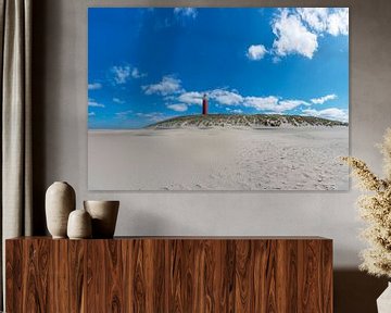 Leuchtturm von Texel tagsüber von Texel360Fotografie Richard Heerschap