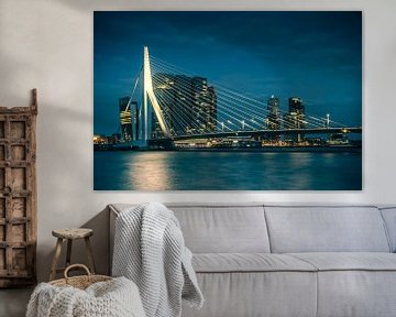 Erasmus Bridge Rotterdam by Jos van de Pas