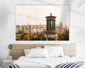 Uitzicht over Edinburgh van Niels Eric Fotografie
