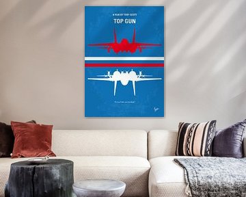 No128 My TOP GUN minimal movie poster by Chungkong Art