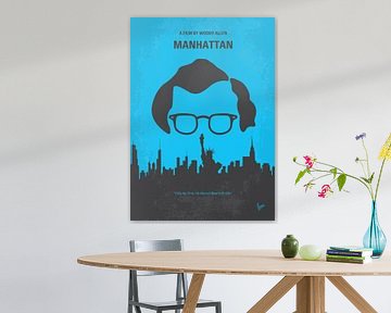 No146 My Manhattan minimal movie poster by Chungkong Art