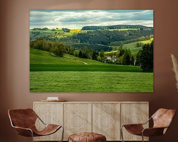 Landschaft im Erzgebirge von Johnny Flash