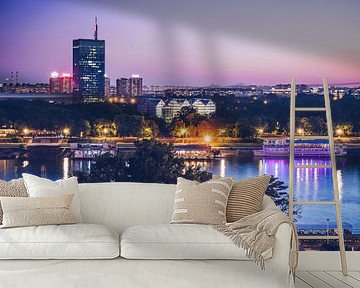 Belgrade - Blue Hour Skyline van Alexander Voss