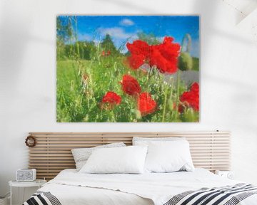 coquelicot sur Rene van Heerdt