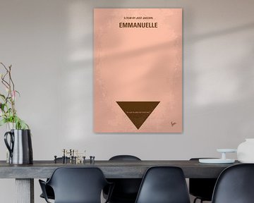 No160 My Emmanuelle minimal movie poster by Chungkong Art