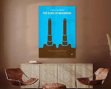 No168 My The Guns of Navarone affiche de film minimal sur Chungkong Art