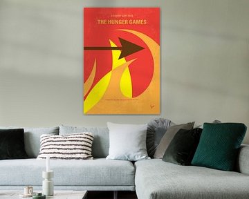 No175-1 My The Hunger Games minimal movie poster van Chungkong Art