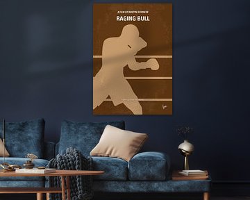 No174 My Raging Bull minimal movie poster van Chungkong Art