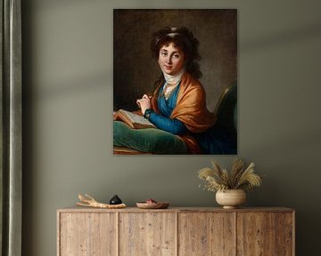 Portret van Natalia Zakharovna Kolycheva, née Hitrovo, Elisabeth Louise Vigée-Lebrun