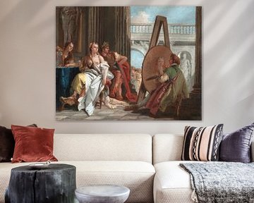 Giambattista Tiepolo, Alexander der Große und seine Lieblingskonkubine Campaspe in der Werkstatt von von Atelier Liesjes