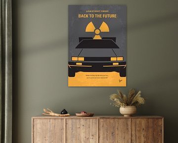 No183 My Back to the Future minimal movie poster part 1