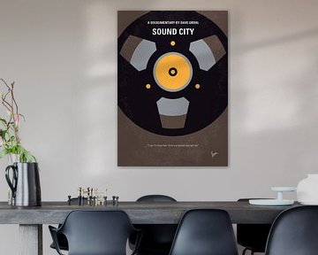 No181 My Sound City minimal movie poster van Chungkong Art