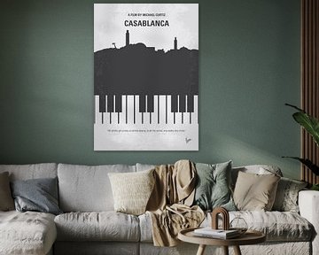 No192 My Casablanca minimal movie poster van Chungkong Art