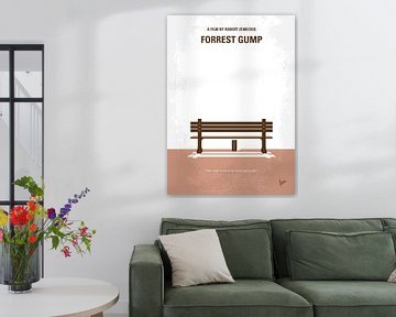 No193 My Forrest Gump minimal movie poster by Chungkong Art
