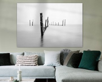 fishing nets in the Wolderwijd Zeewolde by Robinotof