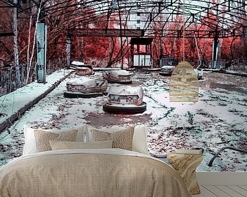 Kermis Pripyat infrarood van Lars Beekman