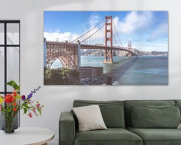 Golden Gate Bridge, San Francisco Californië West Coast van Jeroen Somers