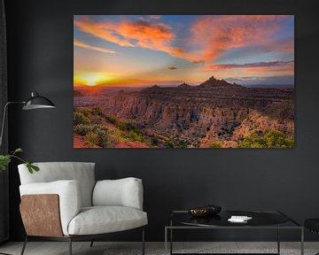 Zone panoramique du pic Sunset Angel, Nouveau-Mexique