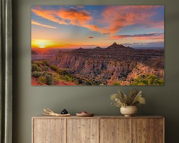Sunset Angel Peak Scenic Area, New Mexico