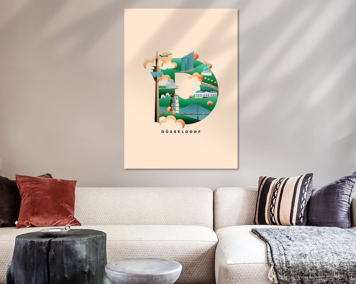 Example of the artwork in a room