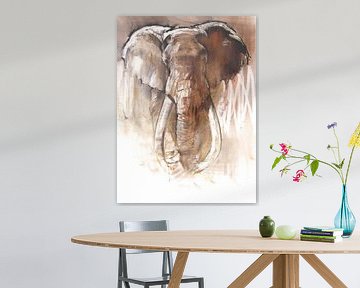 Elefantenbulle von Mark Adlington