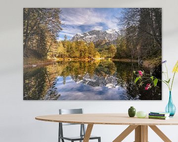 Herbst am Eibsee in Bayern