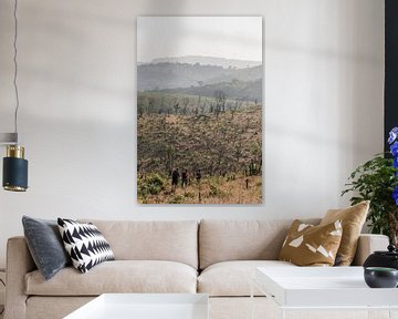 Walking through a mountainous landscape in West Africa | Guinea by Photolovers reisfotografie