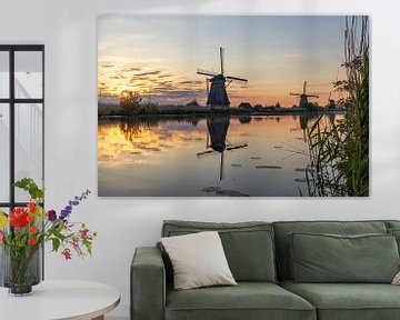 Les moulins à vent de Kinderdijk. sur Henk Van Nunen Fotografie