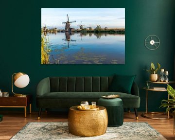Les moulins à vent de Kinderdijk sur Henk Van Nunen Fotografie