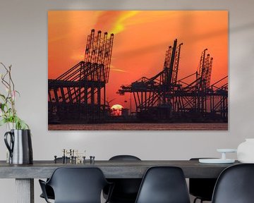 Maasvlakte Sunset by Peet de Rouw