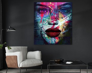 Just Face 401 - Splash Pop Art PUR van Felix von Altersheim