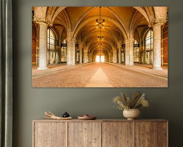 Tunnel sous le Rijksmuseum à Amsterdam pendant un jour de semaine calme, tôt le matin, avec la lumiè sur Sjoerd van der Wal Photographie