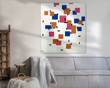Samenstelling in kleur A, Piet Mondriaan