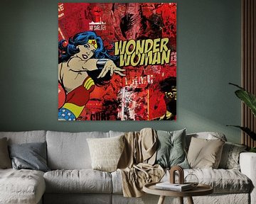 Wonder Woman van Rene Ladenius Digital Art