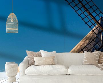 Historical windmill of Don Quixote, in La Mancha (Spain). by Carlos Charlez