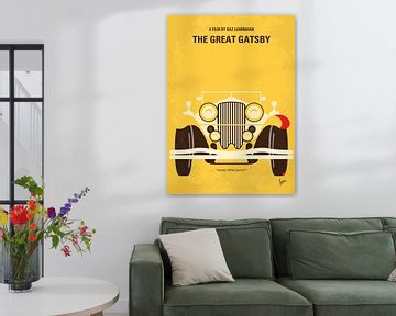 No206 Mon affiche du film minimal The Great Gatsby sur Chungkong Art