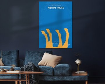 No230 My Animal House minimal movie poster by Chungkong Art