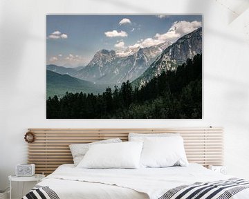 Paysage de montagne dans les Dolomites