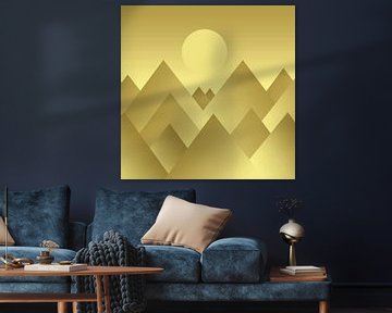 Goldene Berge von Violetta Honkisz