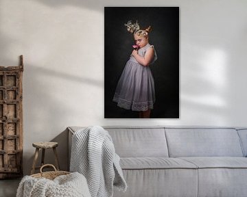 Flower girl pure sincere with Down by Corine de Ruiter