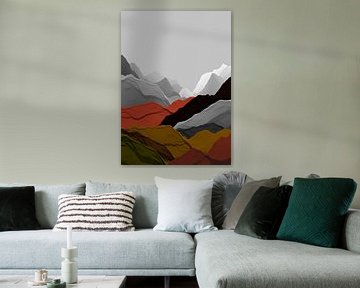 Coloured Mountains 7 by Angel Estevez