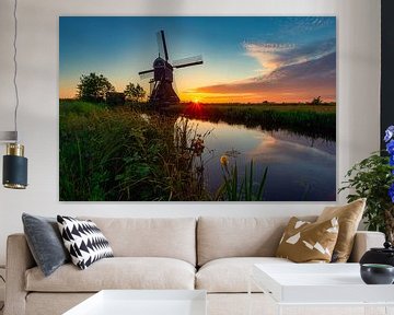 landschapsfoto zonsondergang van Björn van den Berg