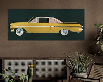 De Chevrolet Impala 1959 van Jan Keteleer