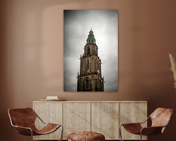 Martini Tower from the Grand Place by Hessel de Jong
