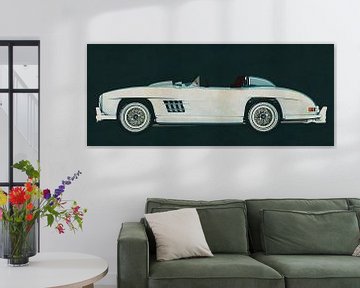 Mercedes 300 SL Daytona Concept Roadster van Jan Keteleer (JanKé): Een reis voorbij het canvas