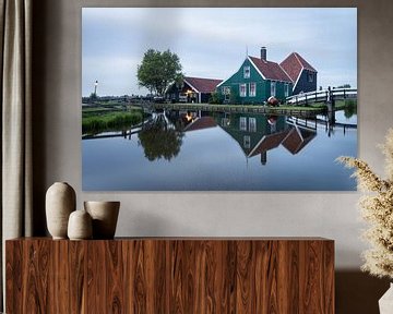 Farm in the Dutch polder of the Zaanse Schans by OCEANVOLTA