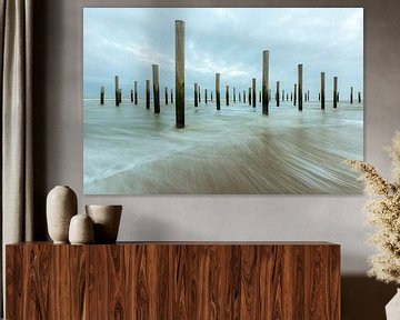 The Poles Village (Palendorp) on the beach of Petten by Sander Groffen