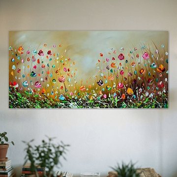 Colorful Flowwers van Gena Theheartofart