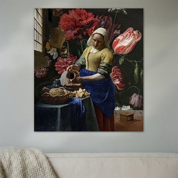 Die Milchmagd mit der Vase, Vermeer und der Heem von Masters Revisited