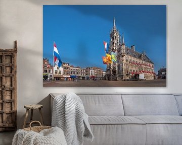 Altes Rathaus Gouda von Rinus Lasschuyt Fotografie